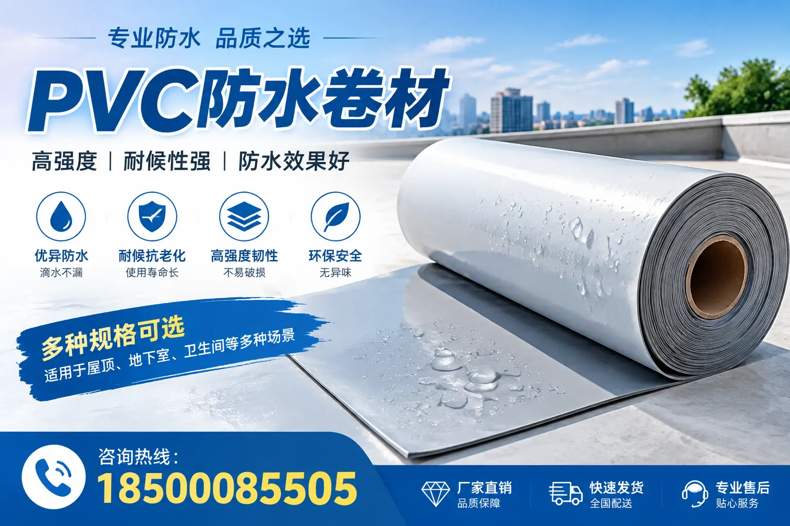 选用PVC防水卷材时需要避开的常见误区，特别是在固原